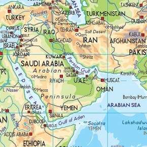 Ο χάρτης στη Μέση Ανατολή