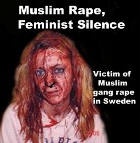 MuslimRapeFeministSilence