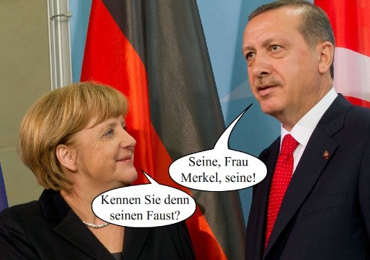 Fotowitz Merkel/ Erdogan